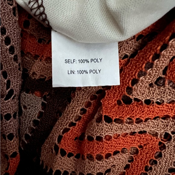 FUN & FUNKY SUNSET 70s DRESS - Picture 6 of 7